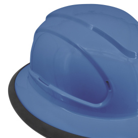Radians RHJ6 The Judge Full Brim Hard Hat - Ratchet Suspension - Blue
