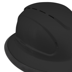 Radians RHJ6V The Judge Full Brim Hard Hat - Ratchet Suspension - Black