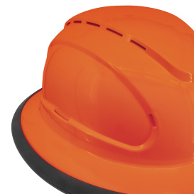 Radians RHJ6V The Judge Full Brim Hard Hat - Ratchet Suspension - Orange