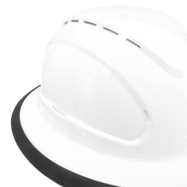 Radians RHJ6V The Judge Full Brim Hard Hat - Ratchet Suspension - White