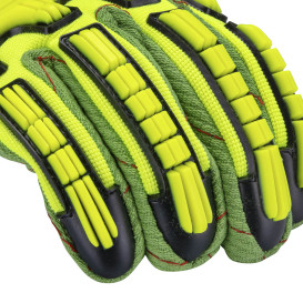 Radians RWG130 A2 Cotton Corded Palm Work Gloves - TPR Impact Protection