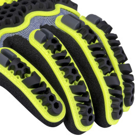 Radians RWG583 Cut Level A6 HPPE Work Gloves - TPR and Sandy Foam Nitrile