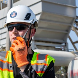 Radians RWG703 TEKTYE Hi-Vis A4 Cut Protection Work Gloves