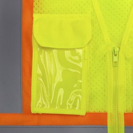 Radians SV232-2 Type R Class 2 Mesh Two-Tone Surveyor Safety Vest - Yellow/Lime