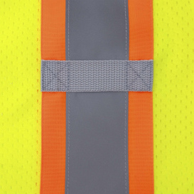Radians SV232-3ZGM Type R Class 3 Dual Side Zipper Two-Tone Safety Vest - Yellow/Lime