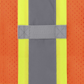 Radians SV232-3ZOM Type R Class 3 Dual Side Zipper Two-Tone Safety Vest - Yellow/Lime
