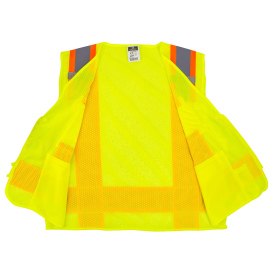 Radians SV6-2ZGM Type R Class 2 Two-Tone Surveyor Safety Vest - Yellow/Lime