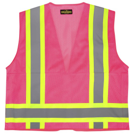 Radians SV6P Type O Class 1 Mesh Surveyor Safety Vest - Pink