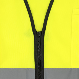 Radians SV7E Economy Type R Class 2 Solid Surveyor Safety Vest - Yellow/Lime