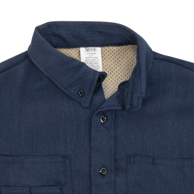 Neese VTS5VSH Tecasafe One 5.7 oz Vented FR Shirt - Denim