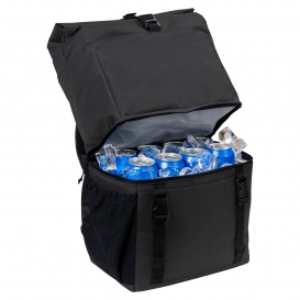 Port Authority BG501 18-Can Backpack Cooler - Dark Charcoal/Black