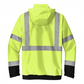 CornerStone CSJ501 Type R Class 3 Waterproof Insulated Ripstop Bomber Jacket - Yellow/Lime