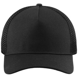 New Era NE212 A-Frame Snapback Mesh Back Cap - Black/Black
