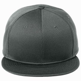 New Era NE409 Pivot Flat Bill Snapback Cap - Charcoal
