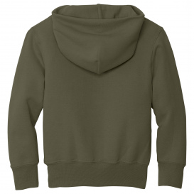 Port & Company PC78YH Youth Core Fleece Pullover Hooded Sweatshirt - Olive Drab Green
