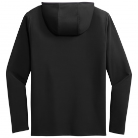Sport-Tek ST870 Circuit Hooded Full-Zip - Deep Black