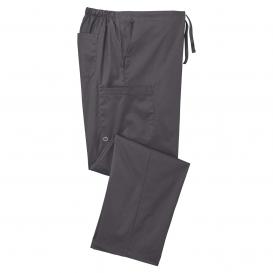 Wink WW3150 Unisex WorkFlex Cargo Pocket Scrub Pants - Pewter