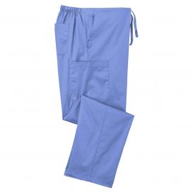 Wink WW3150T Unisex Tall WorkFlex Cargo Pocket Scrub Pants - Ceil Blue