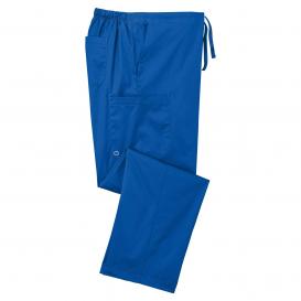 Wink WW3150T Unisex Tall WorkFlex Cargo Pocket Scrub Pants - Royal