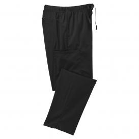 Wink WW4158 Women\'s Premiere Flex Cargo Pocket Scrub Pants - Black