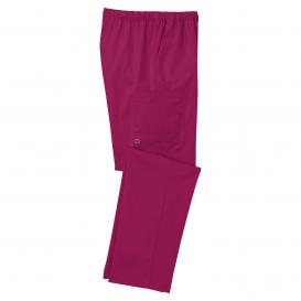 Wink WW4550T Women\'s Tall WorkFlex Cargo Pocket Scrub Pants - Wine