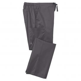 Wink WW4750 Women\'s WorkFlex Flare Leg Cargo Pocket Scrub Pants - Pewter