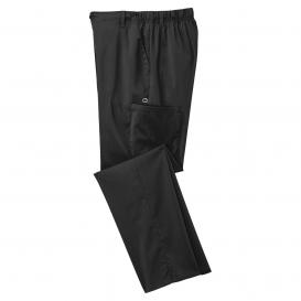 Wink WW5058 Men\'s Premiere Flex Cargo Pocket Scrub Pants - Black