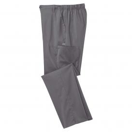 Wink WW5058 Men\'s Premiere Flex Cargo Pocket Scrub Pants - Pewter