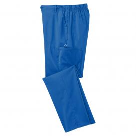 Wink WW5058 Men\'s Premiere Flex Cargo Pocket Scrub Pants - Royal