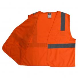 Radians SV2OS Type R Class 2 Economy Solid Safety Vest - Orange