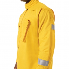 Workrite Fire Service FW81 Men\'s Relaxed Fit Wildland Jacket - Yellow
