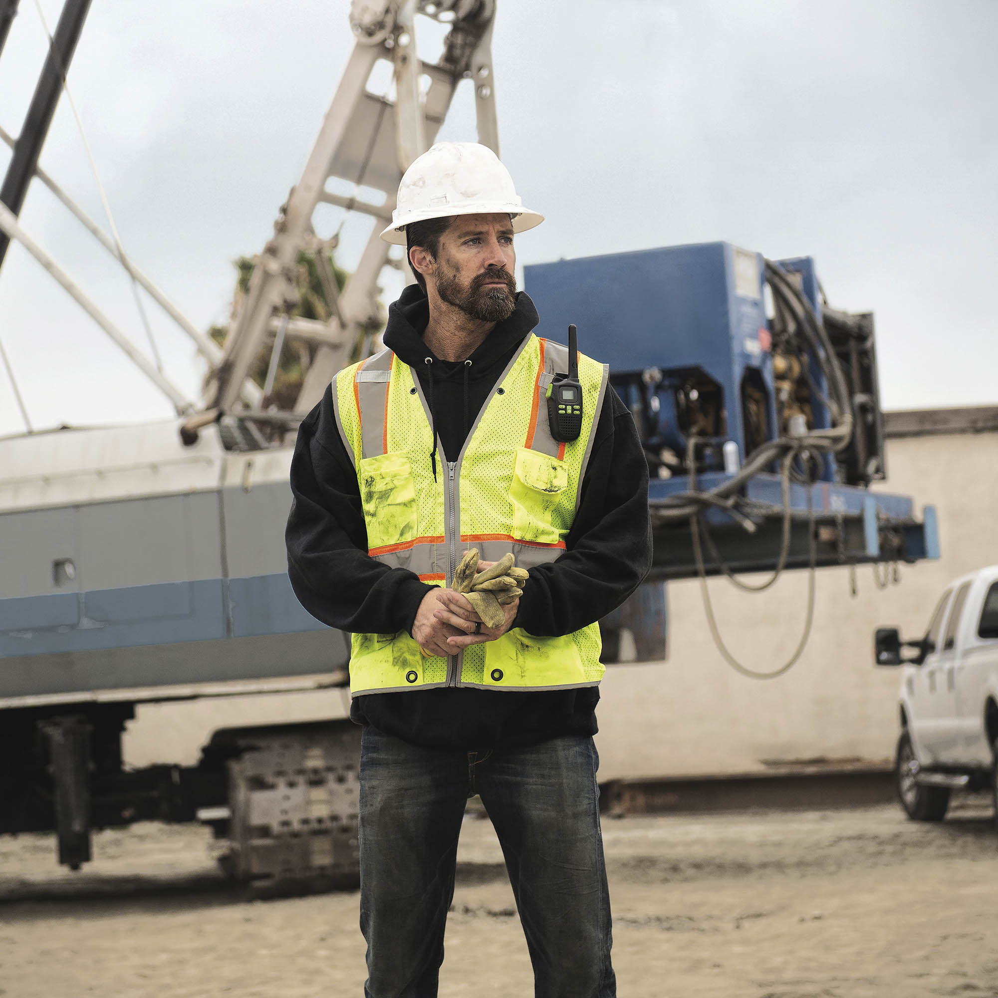 STONE  イエローベスト　ミリタリー Kishigo 1510 Brilliant Series Heavy Duty Safety Vest - Yellow/Lime