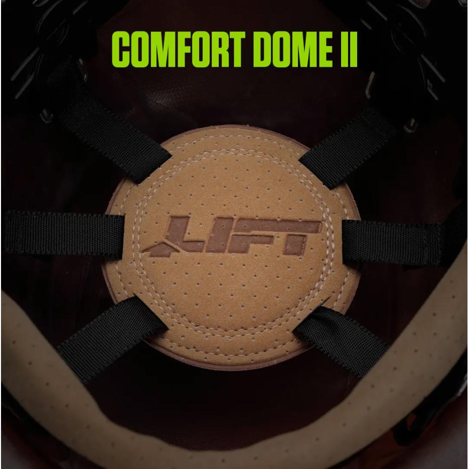 LIFT Safety HDC15 DAX Carbon Fiber Full Brim Hard Hat Ratchet