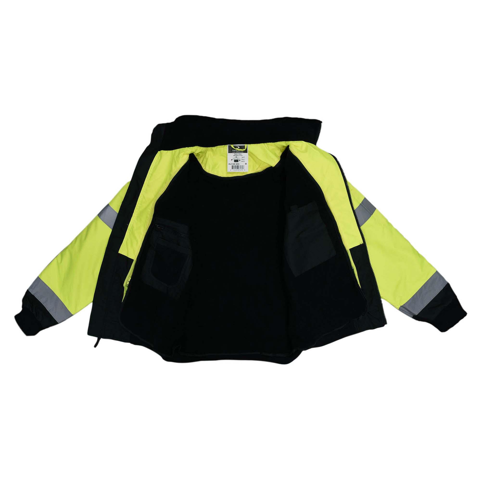 Radians SJ110B-3ZGS Type R Class 3 Two-in-One Bomber Jacket - Yellow ...