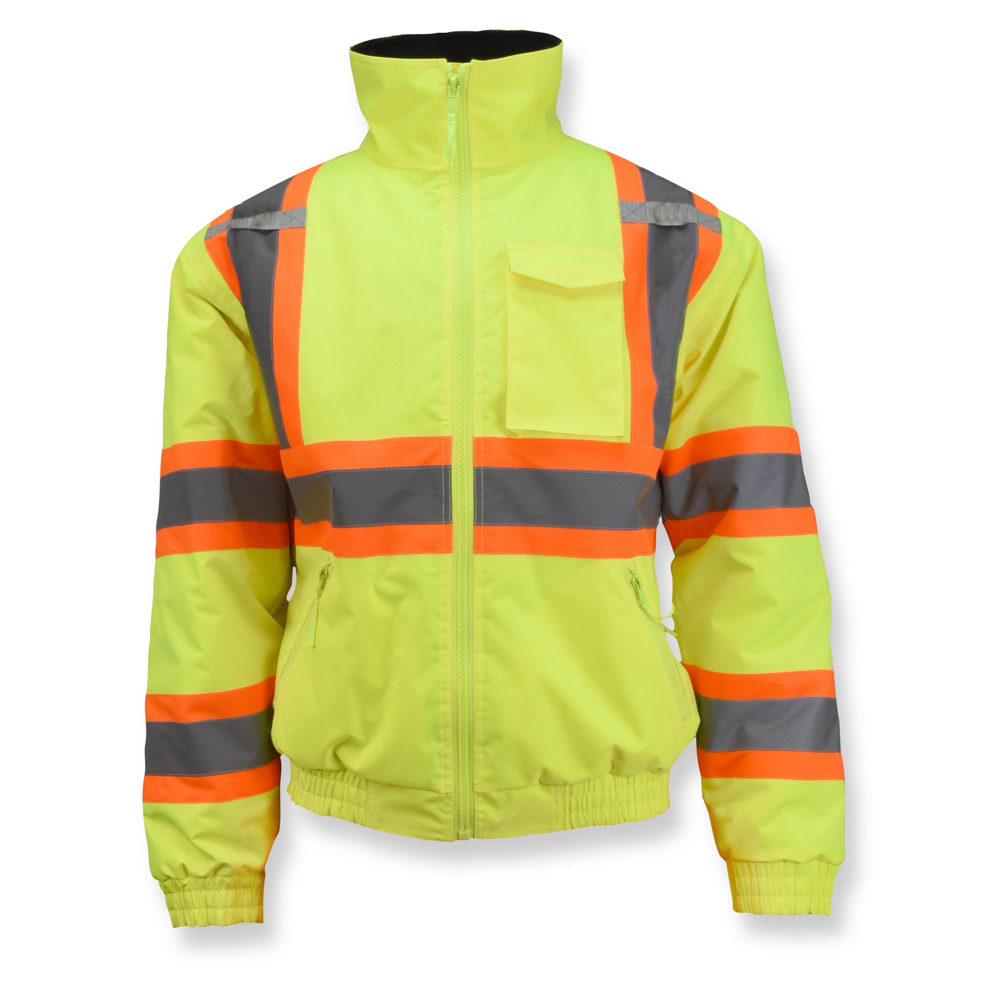 Radians SJ11QX-3Z Type R Class 3 Quilted X-Back Bomber Jacket - Yellow ...