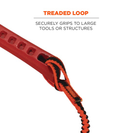 Ergodyne Squids 3101F(x) Tool Lanyard Stainless Steel Carabiner - 15lbs