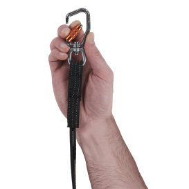 Ergodyne Squids 3714 Elastic Tool Tail Lanyard - with Carabiner and Cinch Loop