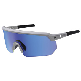 Ergodyne Aegir 55211 Safety Glasses - Matte Gray Frame - Color Enhancing Mirror Ice Blue Lens