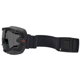 Ergodyne Arkyn 60313 Elastic Strap Safety Goggles - Black Frame - Smoke Anti-Fog Lens