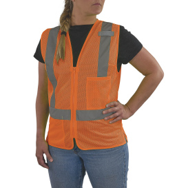 Ergodyne GloWear 8210ZW-S Type R Class 2 Womens Safety Vest - Orange