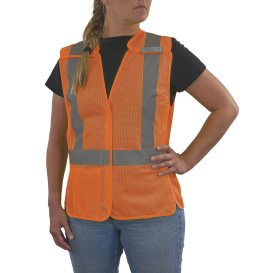 Ergodyne GloWear 8215BAW-S Type R Class 2 Women\'s Breakaway Vest - Orange