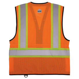 Ergodyne GloWear 8251HDZBK Type R Class 2 Two-Tone Hi-vis Safety Vest - Orange