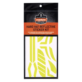 Ergodyne Skullerz 8961 Reflective Hard Hat and Safety Helmet Sticker Kit - Yellow