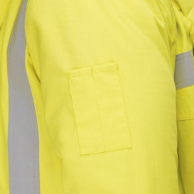 PIP 385M8387H Bisley AR/FR Ripstop Insulated Parka with Navy Bottom - Yellow/Navy