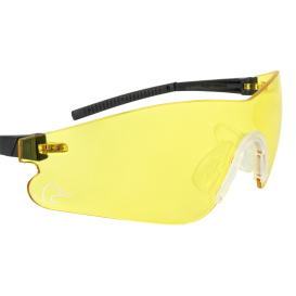 Ducks Unlimited Y1-1040C Youth Shooting Glasses - Black Frame - Amber Lens