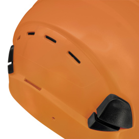 Radians RHC2V Dareware Type II Class C Vented Safety Helmet - 4-Point Ratchet Suspension - Orange