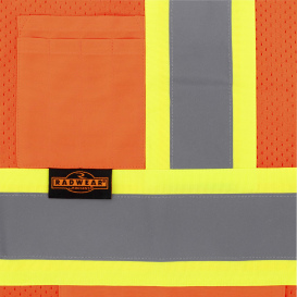 Radians SV232-3ZOM Type R Class 3 Dual Side Zipper Two-Tone Safety Vest - Yellow/Lime