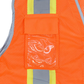 Radians SV6HO Type R Class 2 Heavy Duty Two Tone Surveyor Safety Vest - Orange