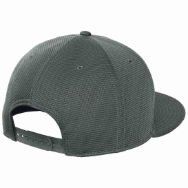 New Era NE409 Pivot Flat Bill Snapback Cap - Charcoal