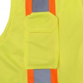 Radians SV46G Type R Class 2 Breakaway Surveyor Safety Vest - Yellow/Lime